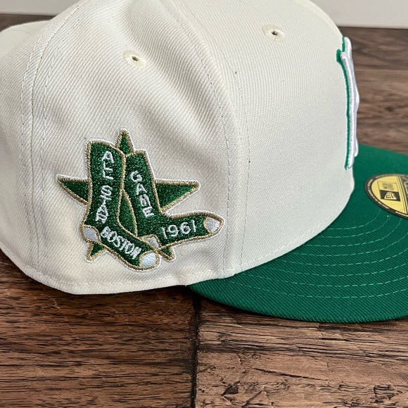 NEW ERA BOSTON RED SOX ALL STAR GAME 1961 COLOR FLIP CREAM EDITION 59FIFTY HAT - Picture 11 of 14